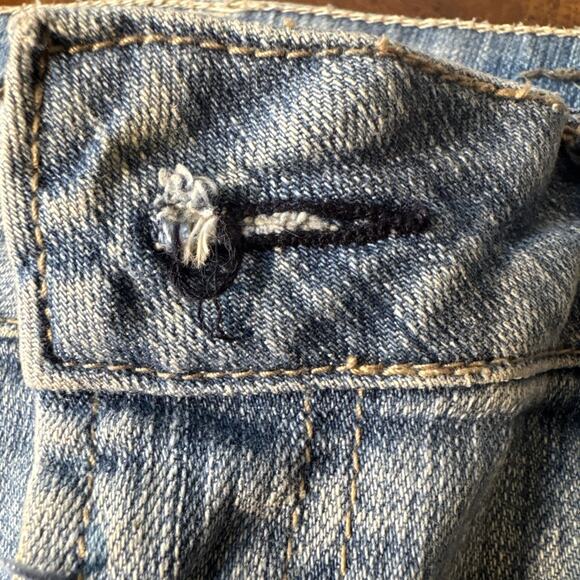 Candies Denim Mini Skirt Embellished Studs And Rinestone - Picture 10 of 13